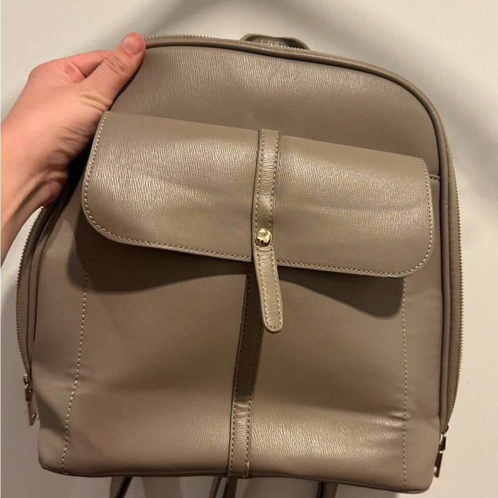 Elegant Tan Backpack